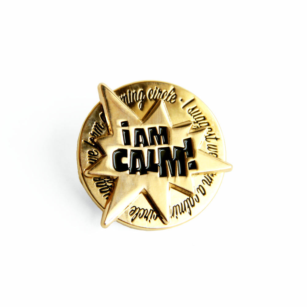 I AM CALM! Spinner Pin