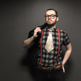 Leather Shorty Tie