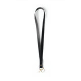 Leather Lanyard -- Black Leather