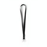 Leather Lanyard -- Black Leather