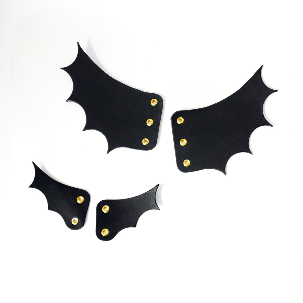 Shoe Wings -- Large Bat Wings