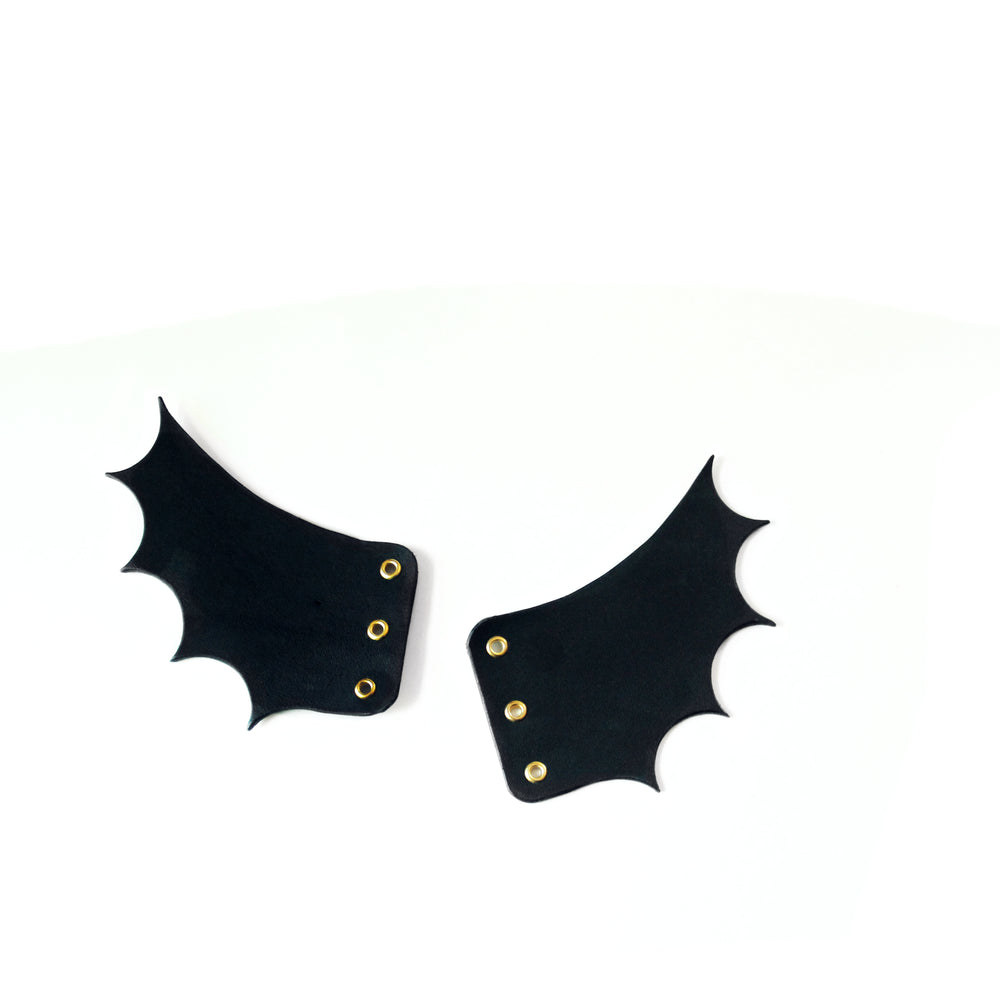 Shoe Wings -- Large Bat Wings