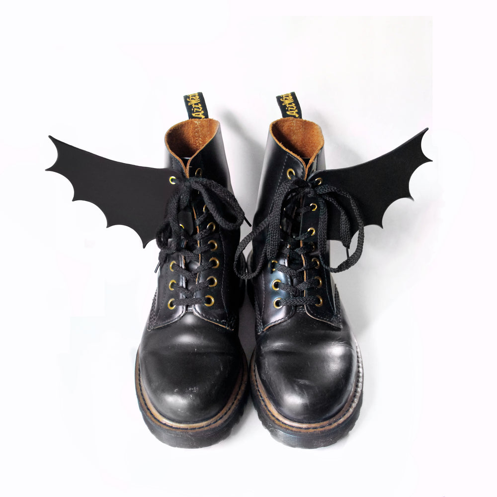 Shoe Wings -- Large Bat Wings