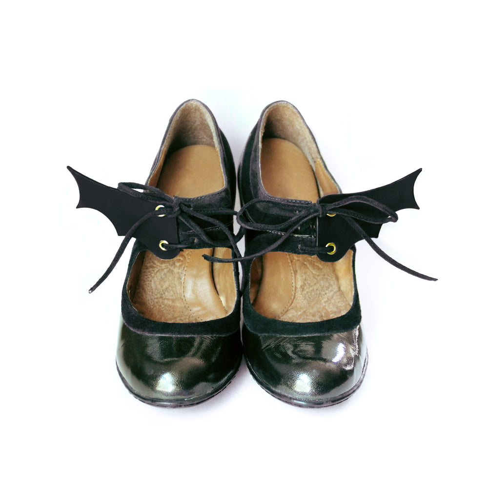 Shoe Wings -- Small Bat Wings