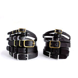 Mini Basic Buckle Choker -- All Black