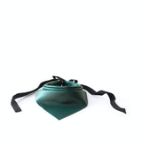 Deep Emerald Leather Bandana