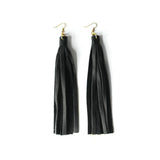 Leather Tassel Earrings