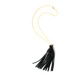 Leather Tassel Necklace