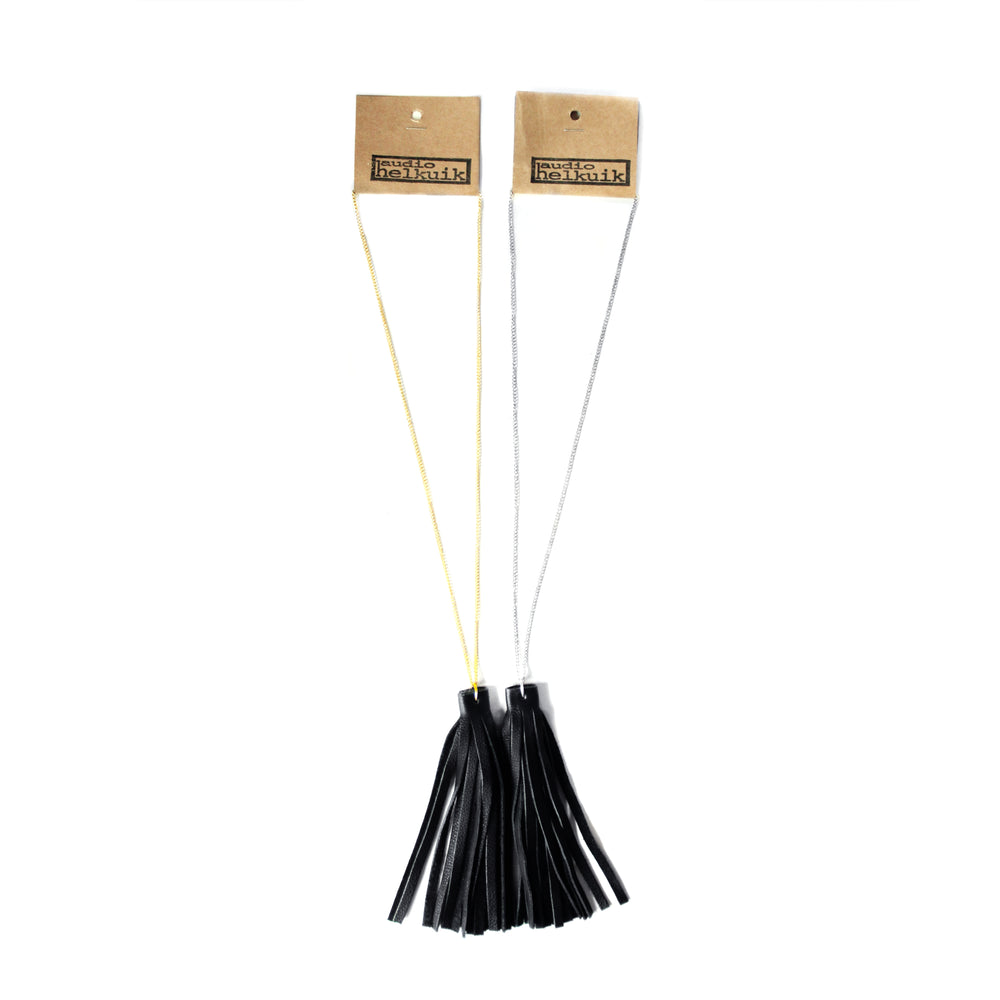 Leather Tassel Necklace