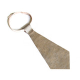 Metallic gold short tie