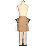 Khaki Shark Fin Skirt