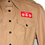 Khaki Shirt Dress