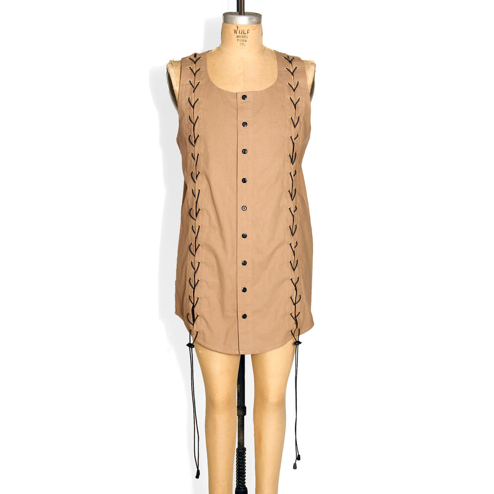 Khaki Tunic Top