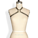 Orbital Harness in Elephant Grey Leather (sample)