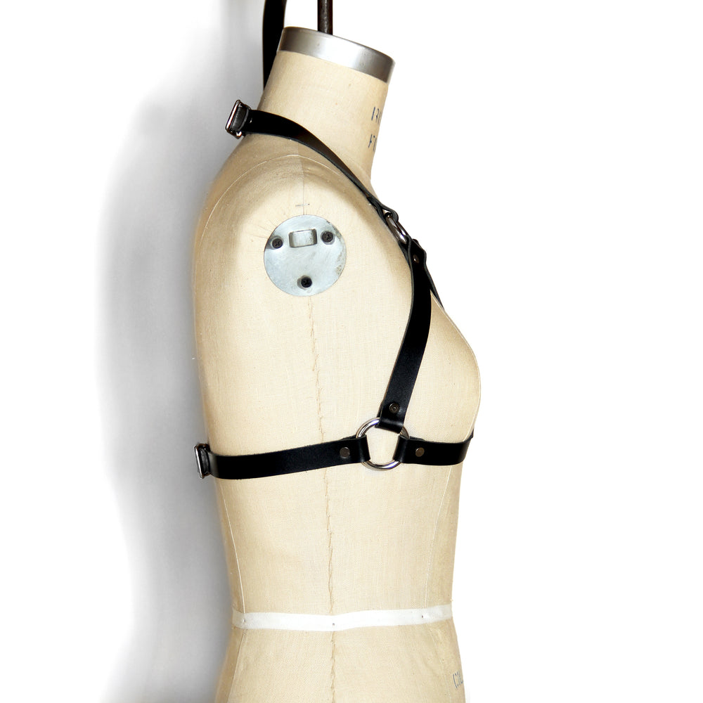 Power Bra Harness - Faux Leather Body Harness - Audio Helkuik – audio  helkuik