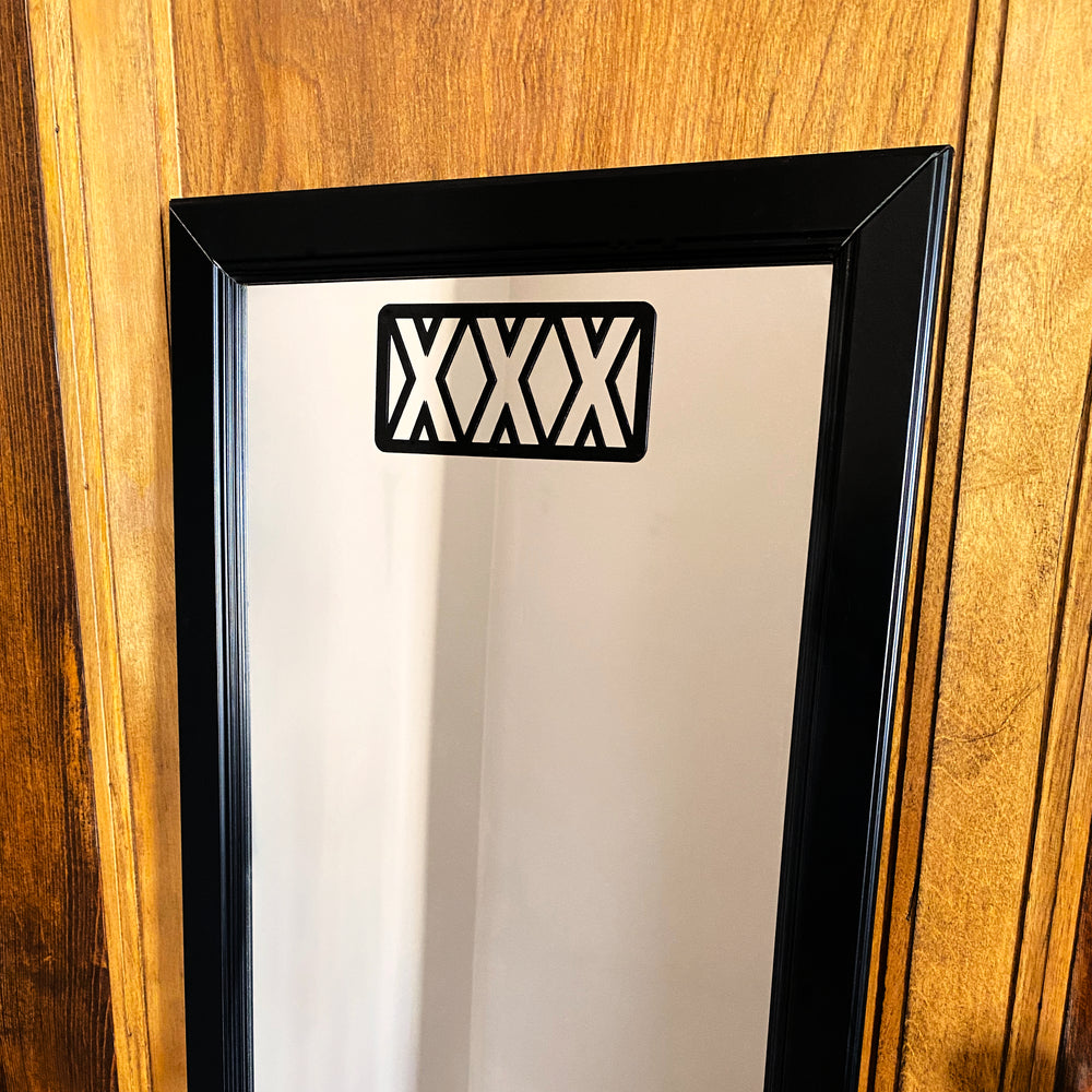 XXX Mirror Decal