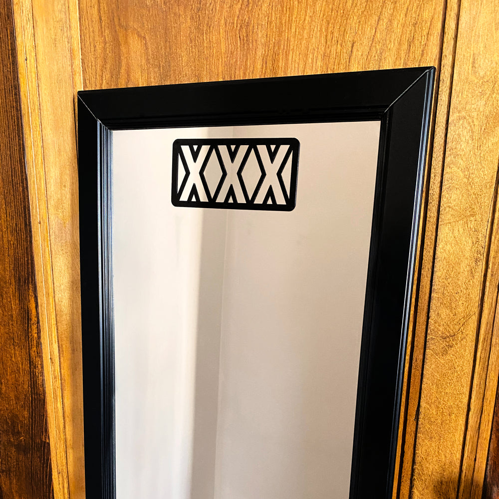 XXX Mirror Decal