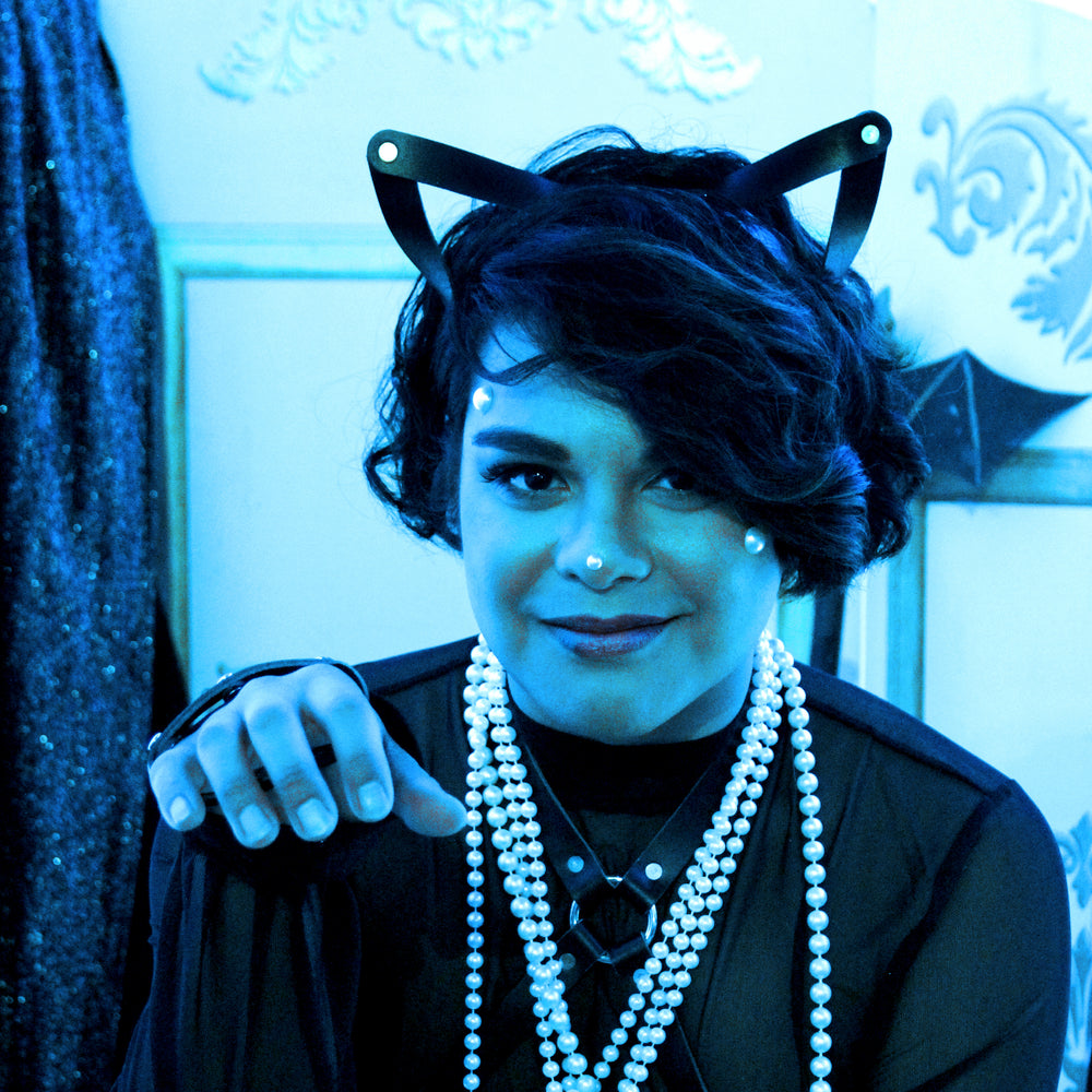 Leather Cat Ears