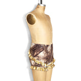Golden Ruffle Shorties