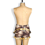 Golden Ruffle Shorties