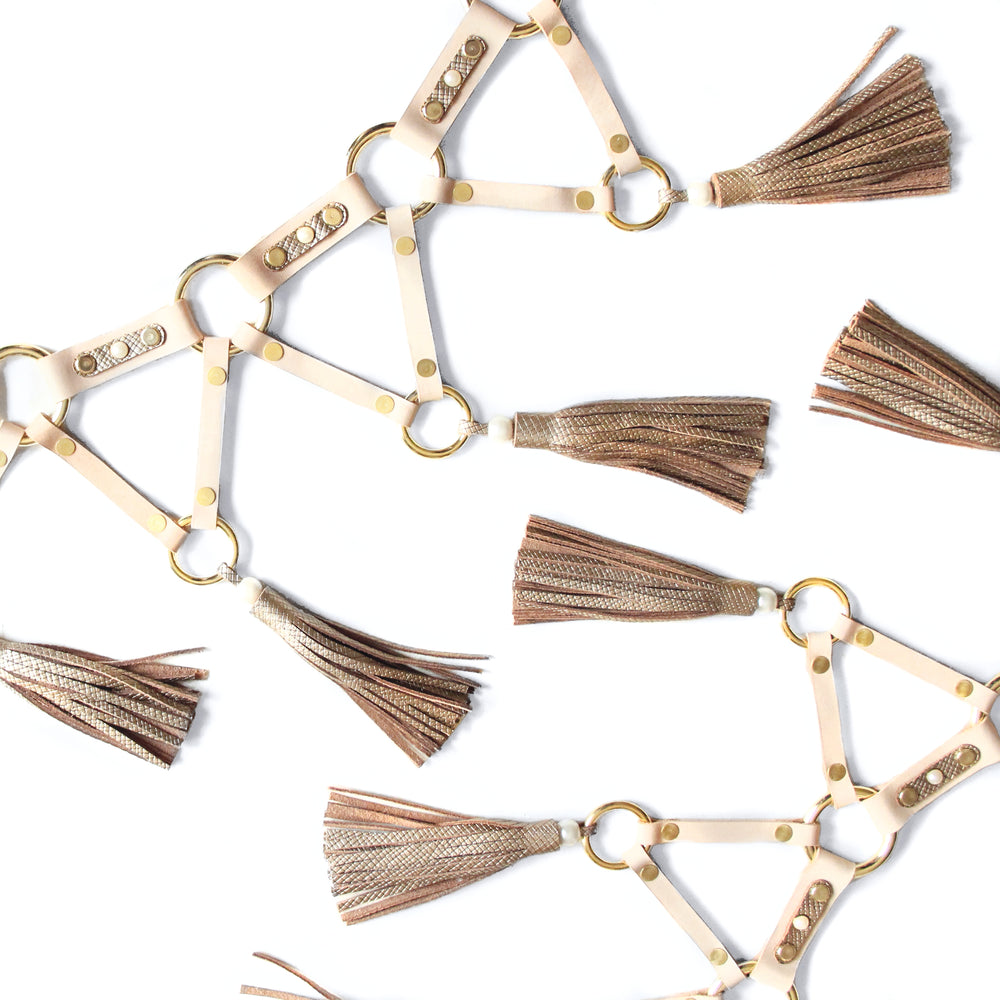 Leather Tassel Belt