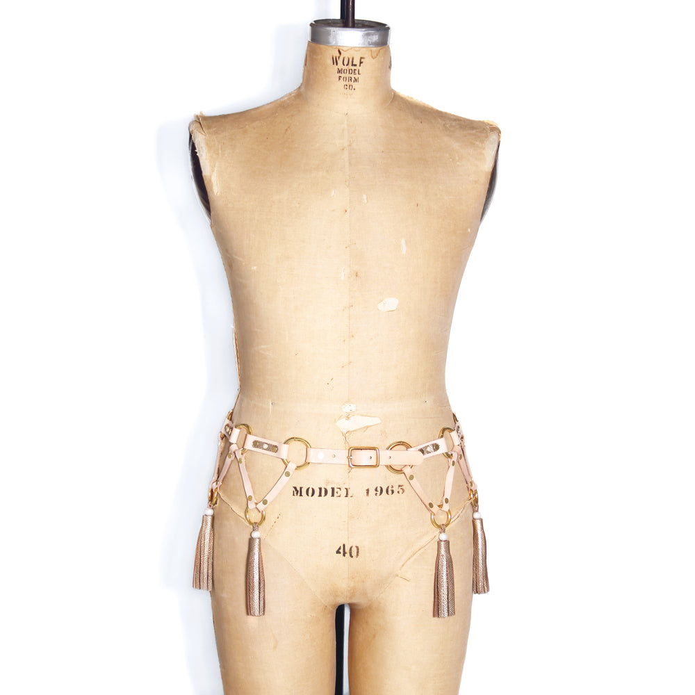 Leather Tassel Belt