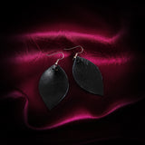 Leather Leaves Earrings