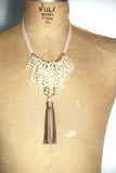 Pearl Cluster Necklace