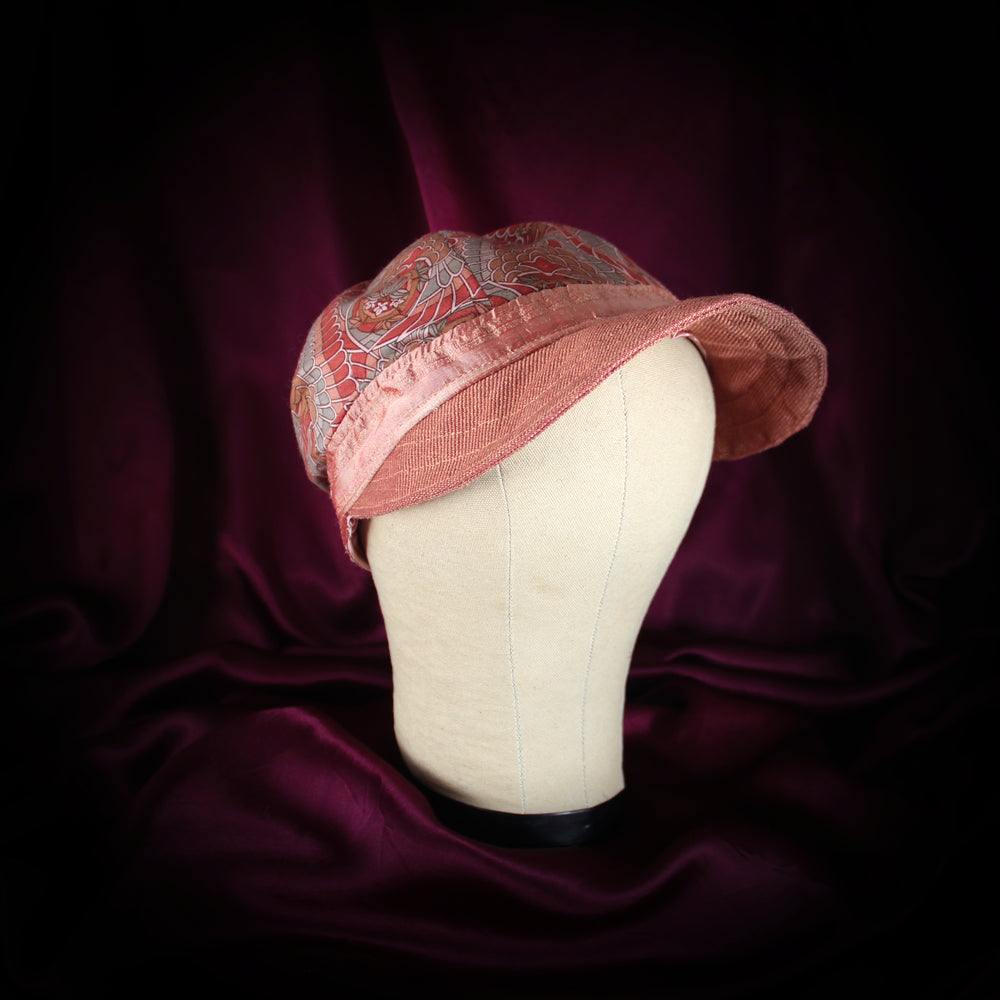 Salmon Swirl Brimmed Hat