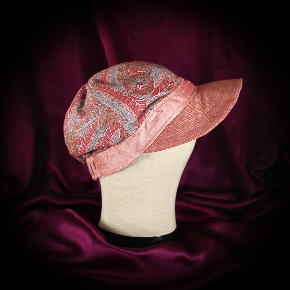 Salmon Swirl Brimmed Hat