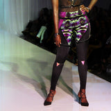 Model wearing Trianthem Knee triangles harnesses